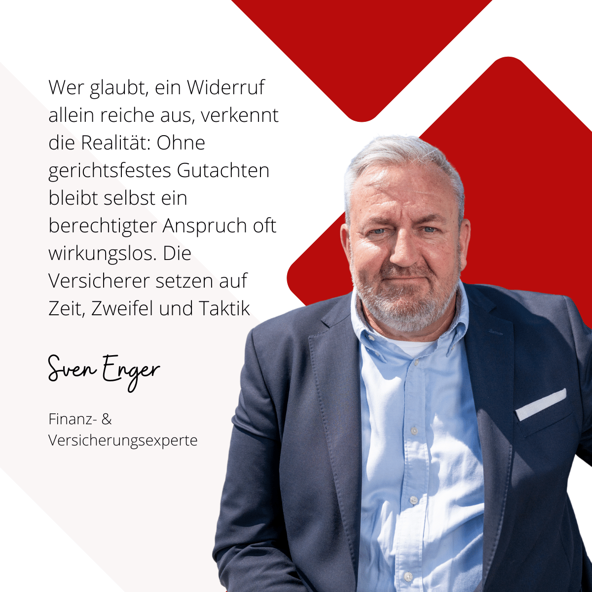 Gerichtfestes Urteil bei Lebensversicherungen - Sven Enger