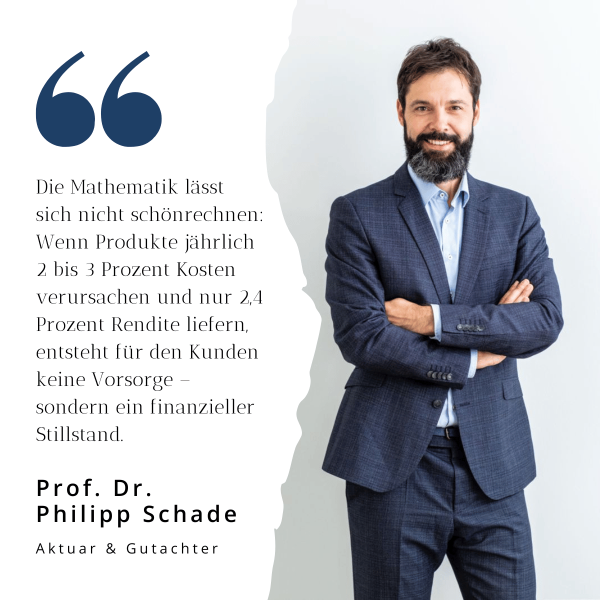 Kostenfalle Lebensversicherung – warum Verbraucher kaum profitieren 2 Keine Rendite bei Lebensversicherungen - Prof. Dr. Schade